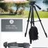 JMARY KP-2201 Smartphone / Camera Live Photography Tripod Portable 1.7m Adjustable Stand with Phone Clip - Black